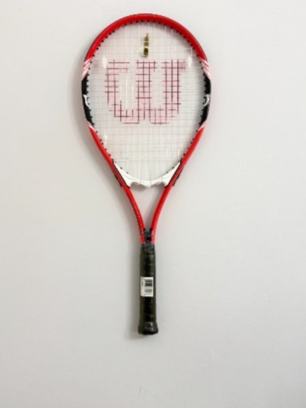 NEW Wilson Federer Adult Tennis Racket - Grip Size 3 - 4 3/8", Red & White